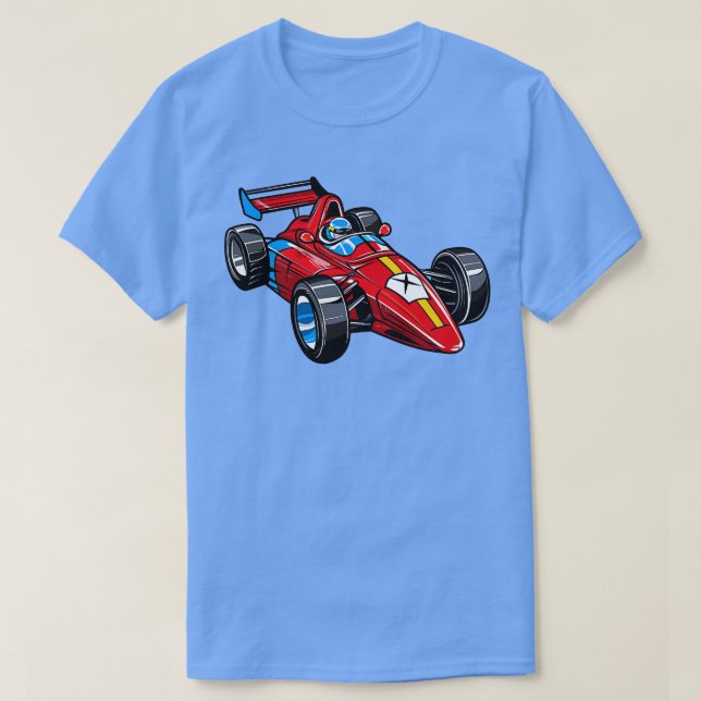 Toon tävling formel ett t shirt (Design framsida)