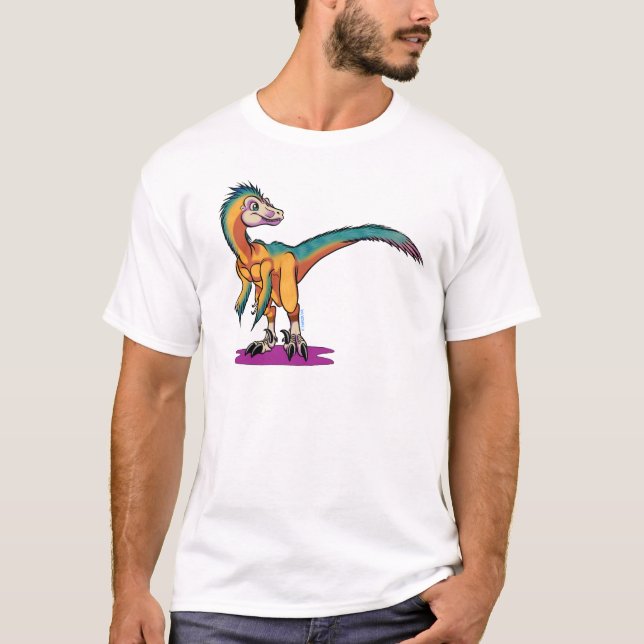 Toon Velociraptorutslagsplats Tee Shirt (Framsida)
