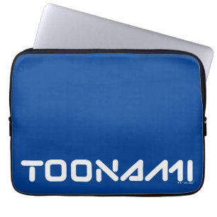 Toonami Digital Font Logotyp Laptop Fodral