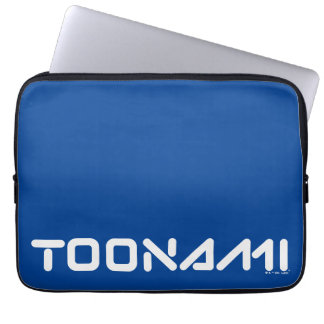 Toonami Digital Font Logotyp Laptop Fodral