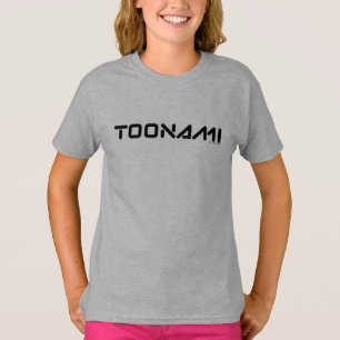 Toonami Digital Font Logotyp T Shirt