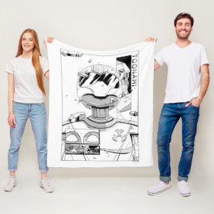 Toonami TOM 5 & SARA Tecknad Stil Bumper Fleecefilt