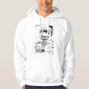 Toonami TOM 5 & SARA Tecknad Stil Bumper Hoodie