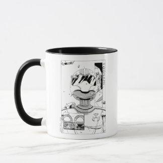 Toonami TOM 5 & SARA Tecknad Stil Bumper Mugg
