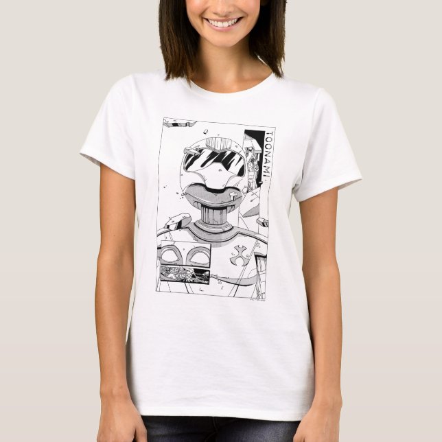 Toonami TOM 5 & SARA Tecknad Stil Bumper T Shirt (Framsida)