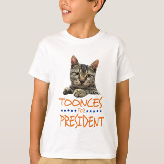 toonces för president tänder skjortan tee