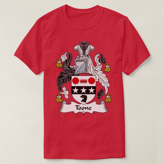 Toone Jackar Arm Family Crest T Shirt (Design framsida)