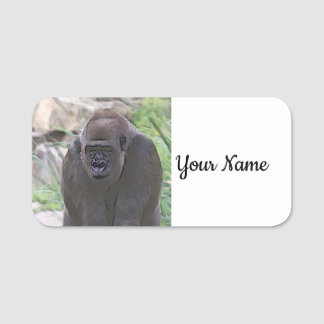 toony Gorilla Namnbricka