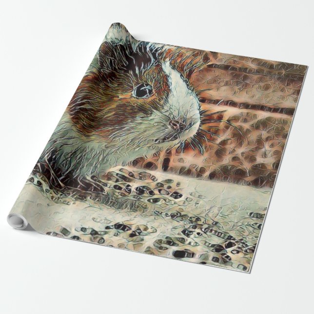 toony guinea gris presentpapper (Utrullad)