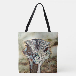toony ostrich tygkasse