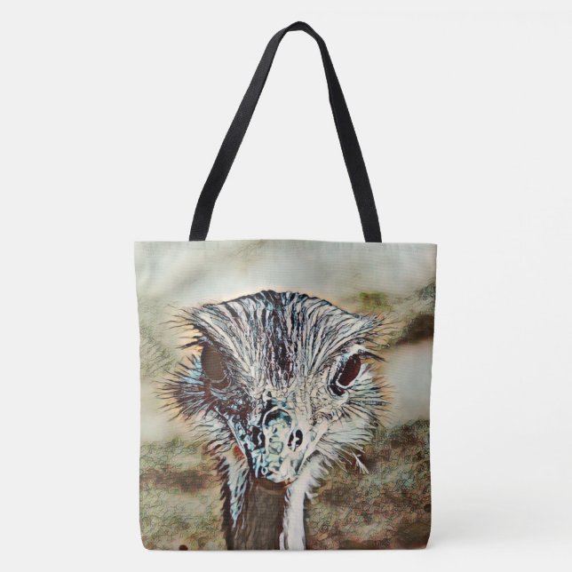 toony ostrich tygkasse (Framsida)