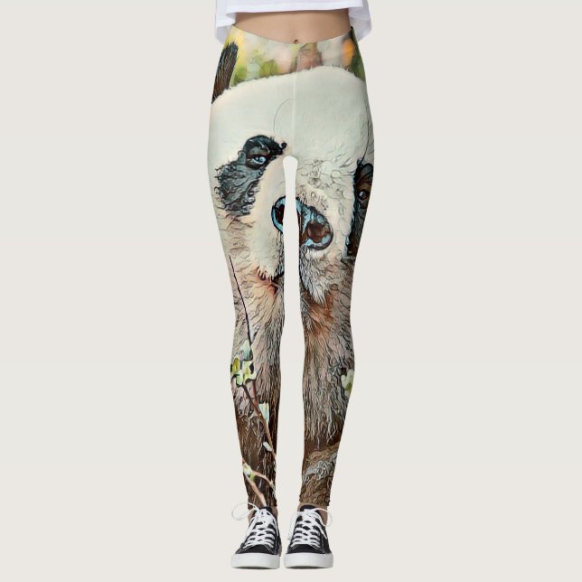 toony panda leggings (Framsida)
