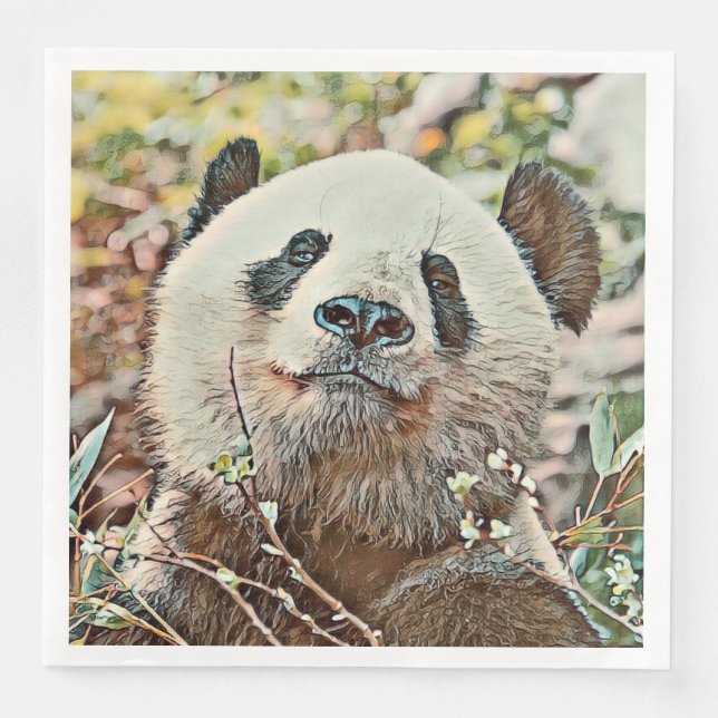 toony panda pappersservett (Framsida)