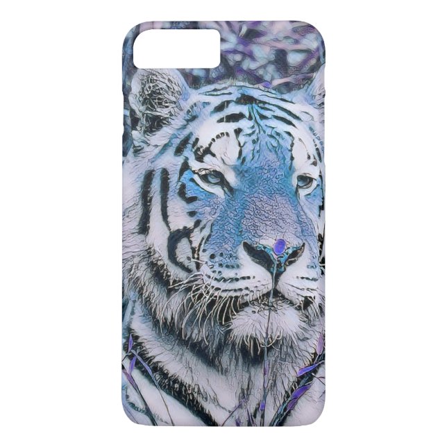 Toony Tiger blue Case-Mate iPhone Skal (Baksida)