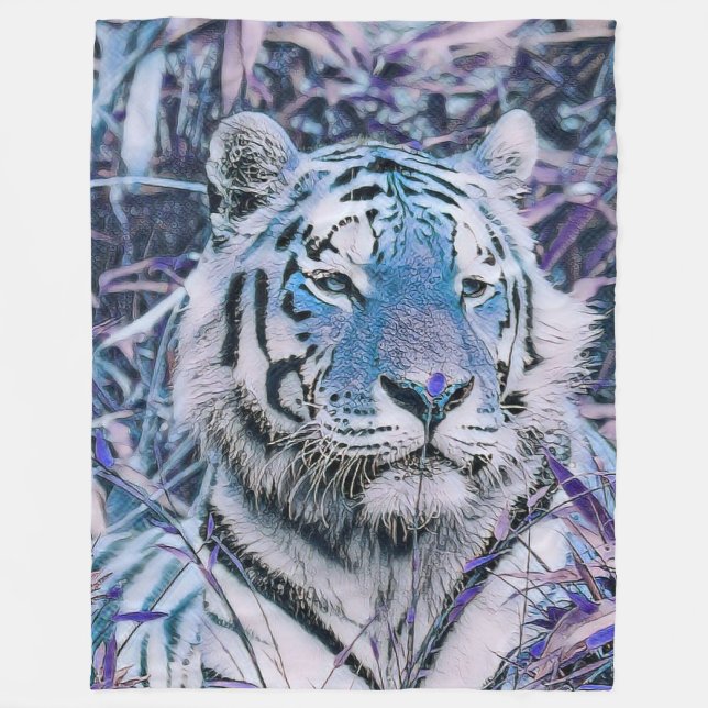 Toony Tiger blue Fleecefilt (Framsidan)