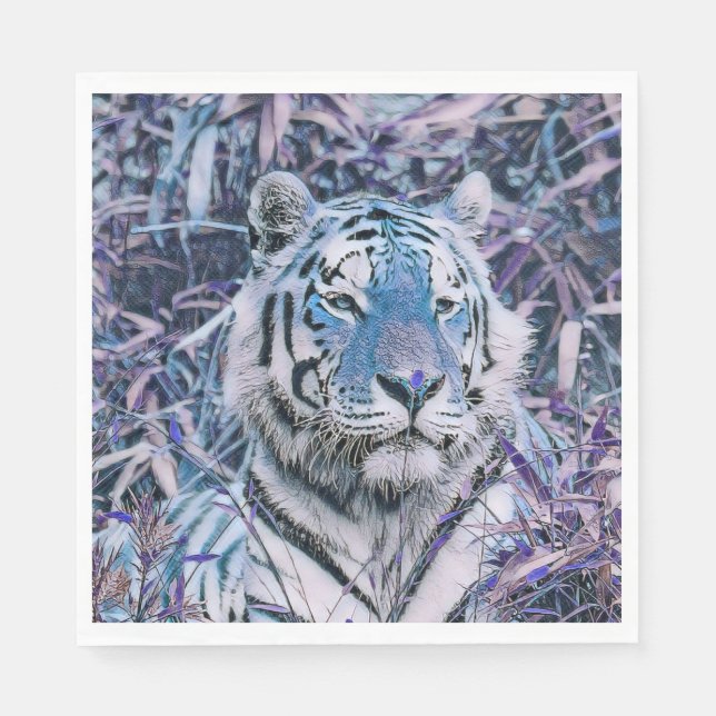 Toony Tiger blue Pappersservett (Framsidan)