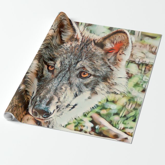 toony-varg presentpapper (Utrullad)