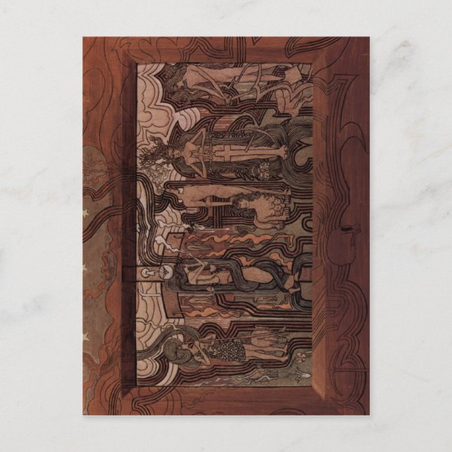 Toorop, Jan Das Ljugit der Zeit 1893 Technique Pas Vykort (Framsida)