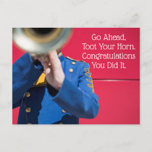 Toot din horn - Band Player Vykort