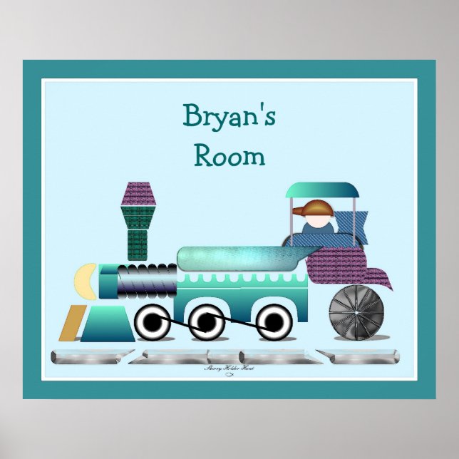 Toot Toot Train Poster (Framsidan)