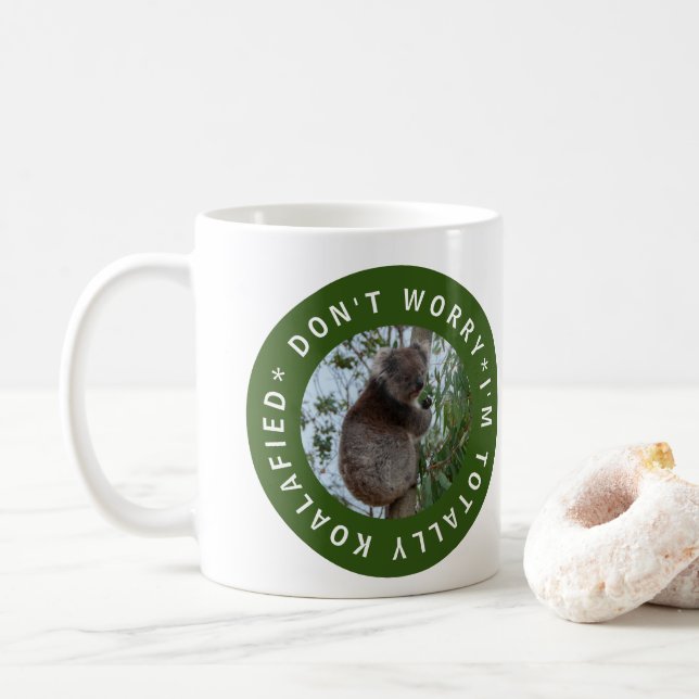 Tootally Koalafied Koala Cute Animal Australien Kaffemugg (Med munk)