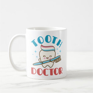 Tooth Doktor Pediatriska dentst Tandvård Kaffemugg