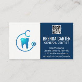 Tooth Doktor | QR Scan Code-Affärskort Visitkort