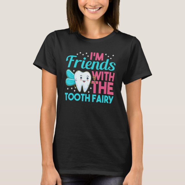 Tooth Fairy Box Tooth Fairy Tracking Kit T Shirt (Framsida)