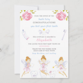 Tooth Fairy Brev Inbjudningar