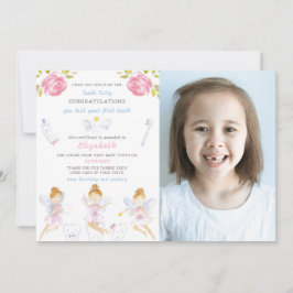 Tooth Fairy Brev med foto Inbjudningar