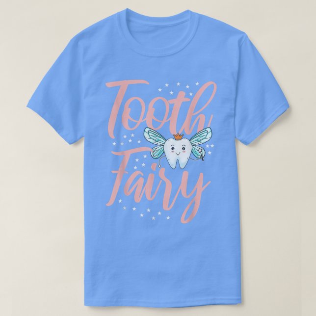 Tooth Fairy Brush Your Teeth Kids Tooth Fairy T Shirt (Design framsida)
