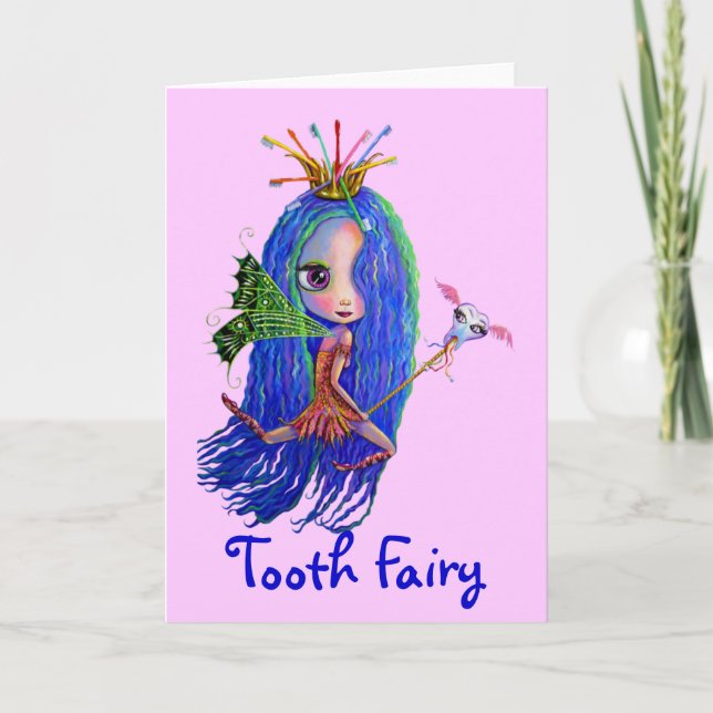 Tooth Fairy Card Kort (Framsida)