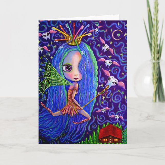 Tooth Fairy Card Kort (Framsida)