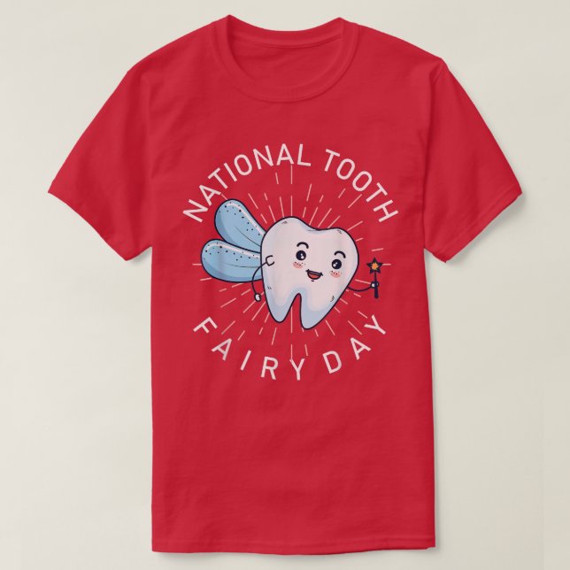 Tooth Fairy Costume for dentist and dental of T Shirt (Design framsida)
