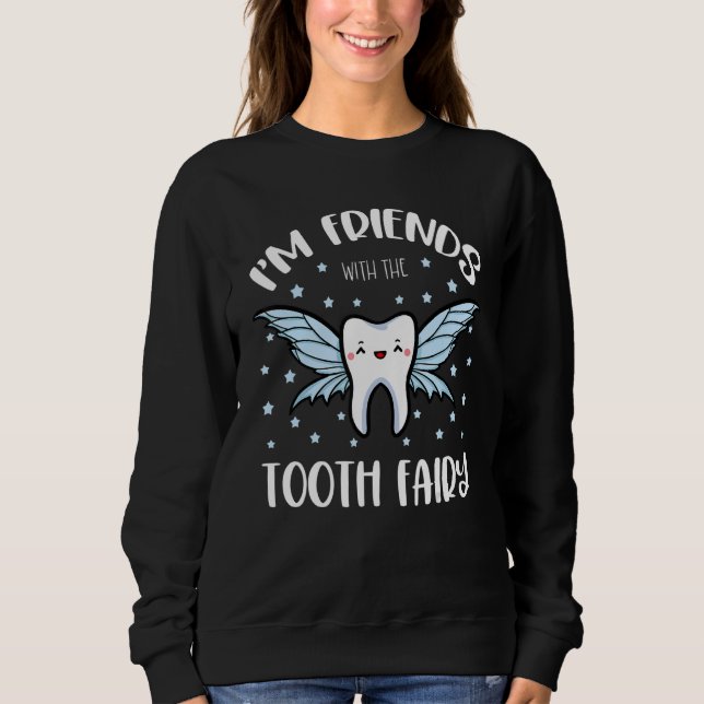 Tooth Fairy Dental Hygienist Dentists Oral Hygiene T Shirt (Framsida)
