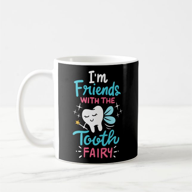 Tooth Fairy Dentist Dental Assistant Hyg Kaffemugg (Vänster)