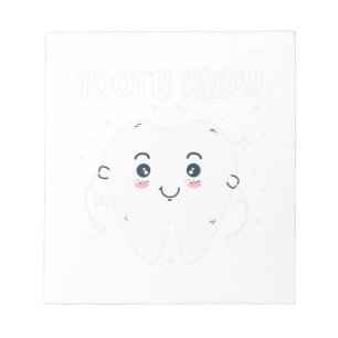Tooth Fairy Dentist Teeth Dental Cute Halloween.pn Anteckningsblock