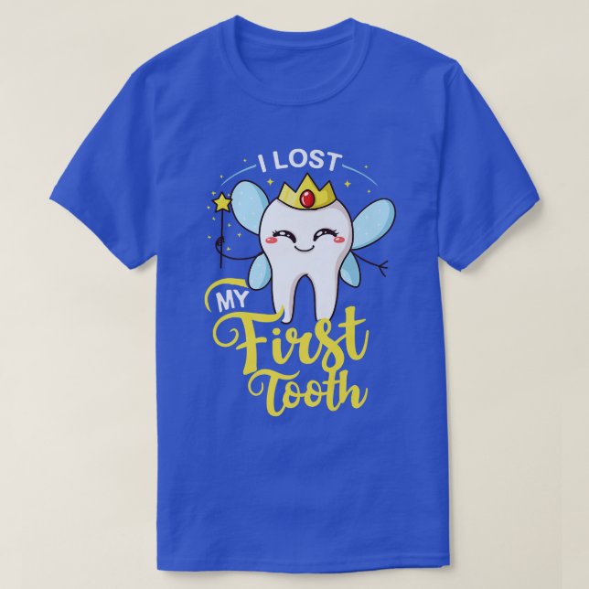 Tooth Fairy Gift Dental Teeth Brev T Shirt (Design framsida)