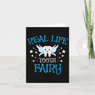 Tooth Fairy Graphic Cute Dental Hygienist Graduati Kort