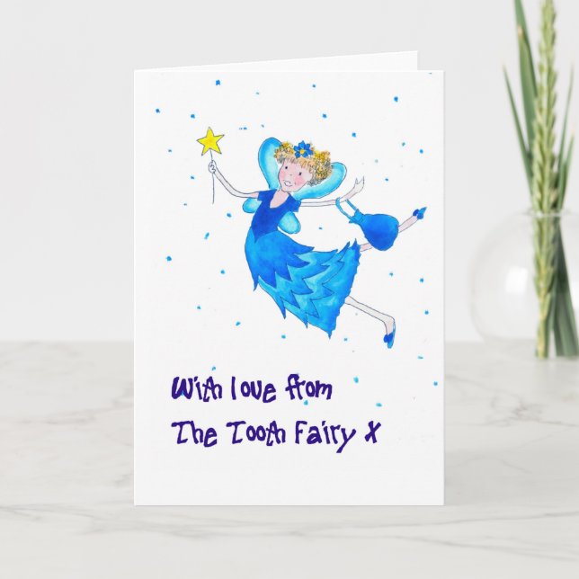 Tooth Fairy Grattiss Card Kort (Framsida)