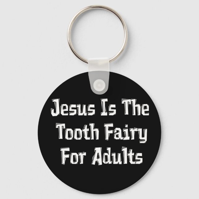 Tooth Fairy Jesus Nyckelring (Framsida)