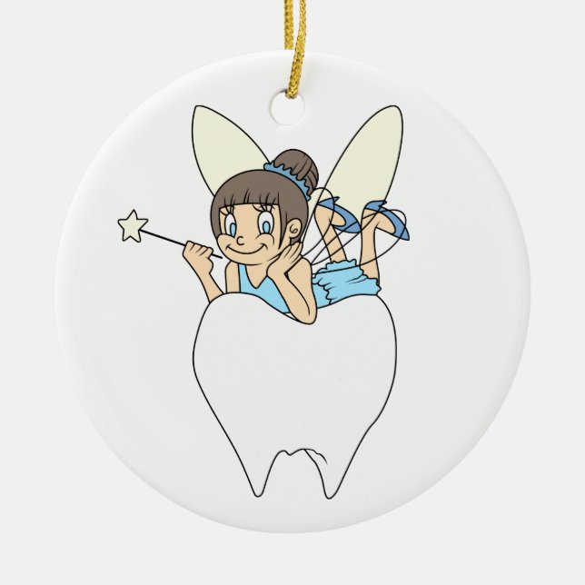 Tooth Fairy Julgransprydnad Keramik (Framsidan)