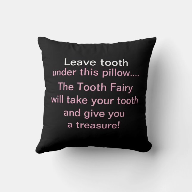 Tooth Fairy Pillow Kudde (Baksida)