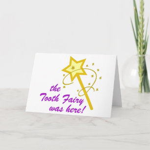 Tooth Fairy var här Kort