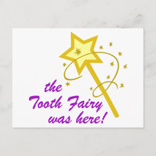 Tooth Fairy var här Vykort