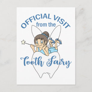 Tooth Fairy Visit Vykort