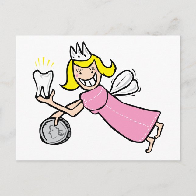 Tooth Fairy Vykort (Framsida)
