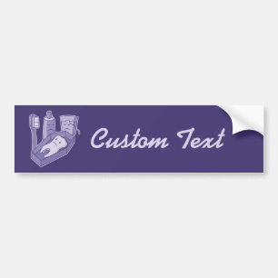 Tooth Funeral Bumper Sticker Bildekal