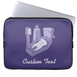 Tooth Funeral Laptop sleeve