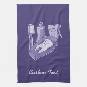 Tooth Funeral Towel Kökshandduk